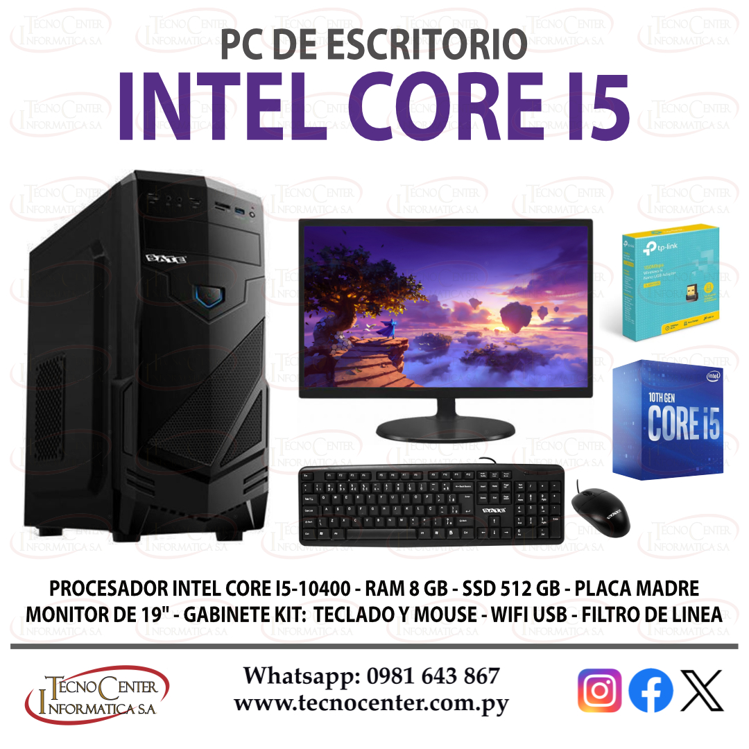 PC de Escritorio Intel Core i5
